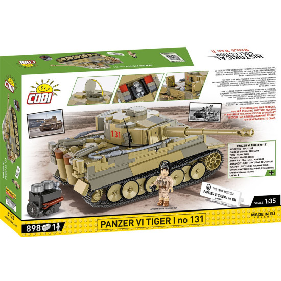 Klocki Panzer VI Tiger I no 131 