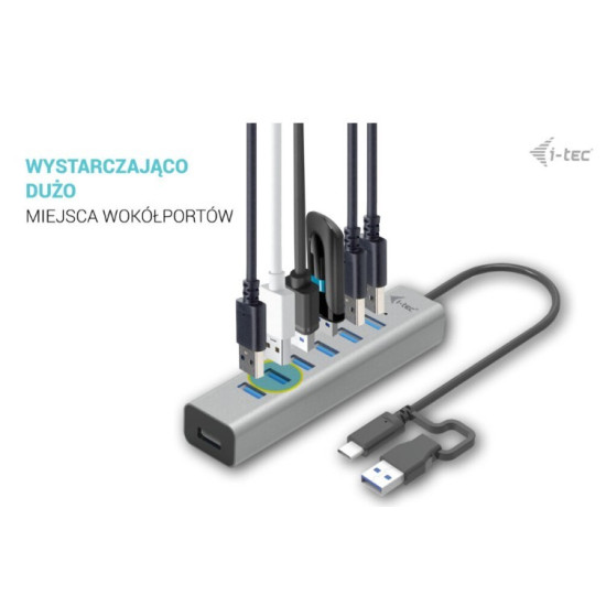 Hub USB-C Charging Metal HUB 7 Port 