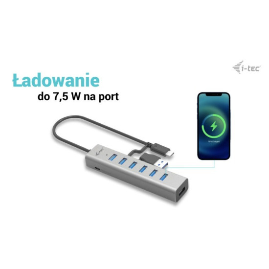 Hub USB-C Charging Metal HUB 7 Port 