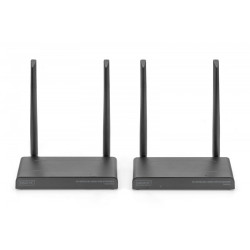 Przedłużacz/Extender KVM HDMI+USB bezprzewodowy 150m UHD 4K60Hz (zestaw) 