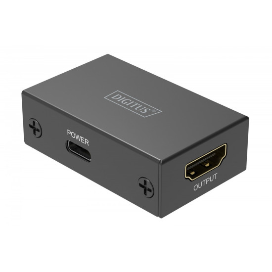 Wzmacniacz sygnału (Repeater) HDMI do 10m 8K/60Hz, do 13m 4K/60Hz HDCP 2.3 