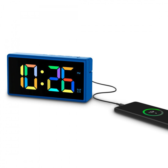 Budzik elektroniczny Ibiza Niebieski 