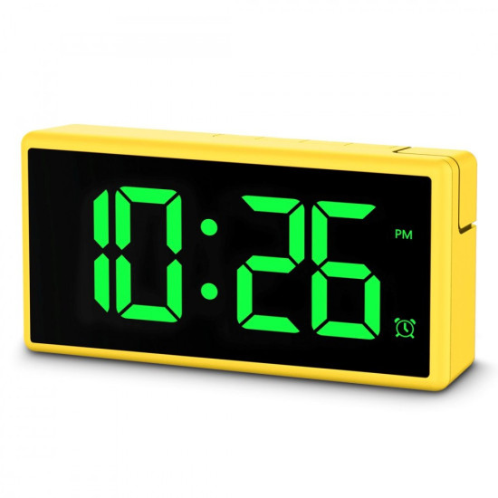 Budzik elektroniczny Ibiza Żółty 