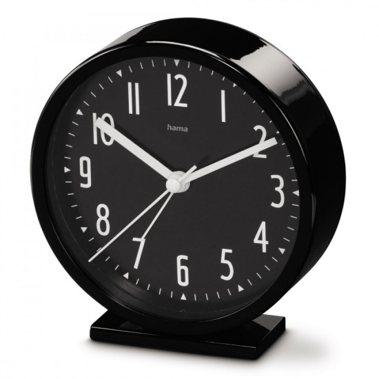 Budzik Skye 11,3 cm Czarny  