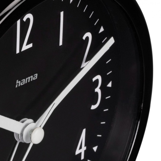 Budzik Skye 11,3 cm Czarny  