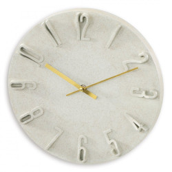Zegar ścienny 30cm Corfu Beżowy 