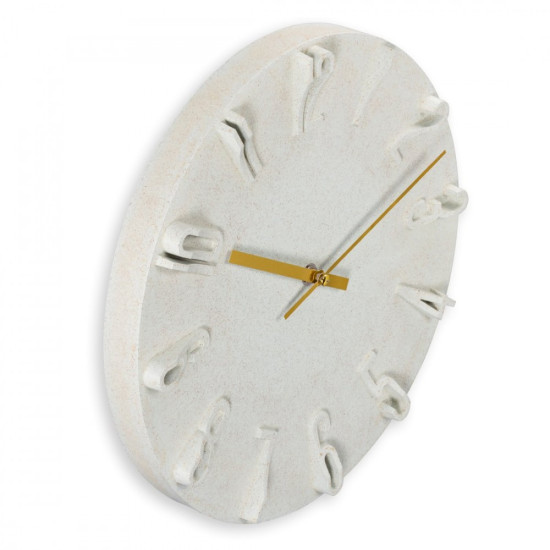 Zegar ścienny 30cm Corfu Beżowy 