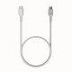 Kabel USB-C-USB-C PowerStream 100W oplot 1,2m biały