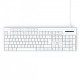 Klawiatura CK-200 przewodowa Biała 