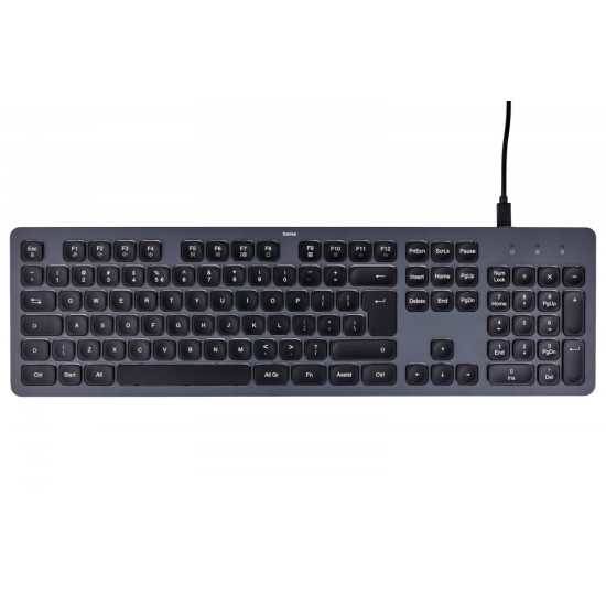 Klawiatura CK-400 przewodowa Czarno-szara 