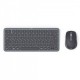 Zestaw klawiatura i mysz WKM-500 Czarno-szara