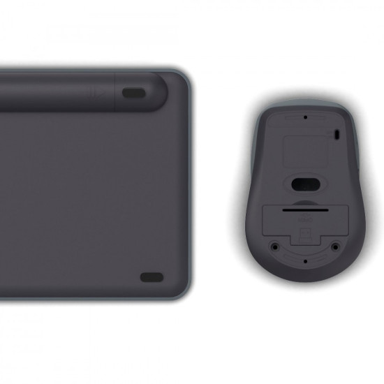 Zestaw klawiatura i mysz WKM-500 Czarno-szara