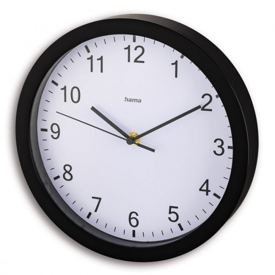 Zegar ścienny Elba 25cm Czarny 