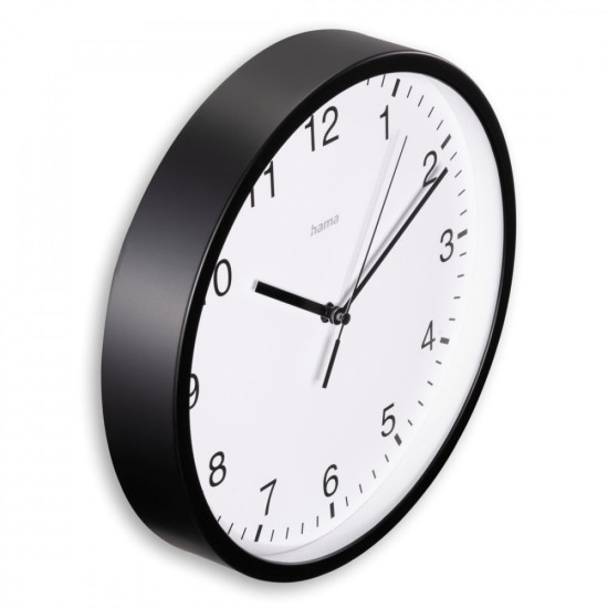 Zegar ścienny Elba 25cm Czarny 
