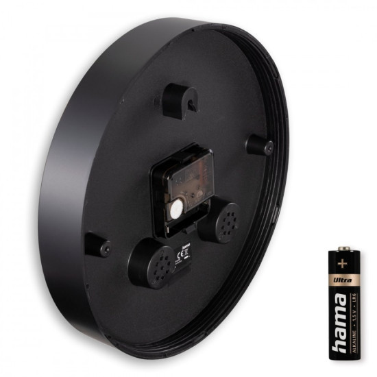 Zegar ścienny Elba 25cm Czarny 