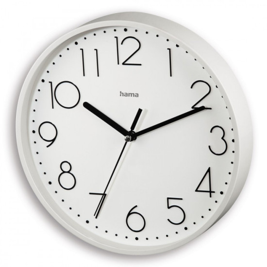 Zegar ścienny Salina 22cm Biały 