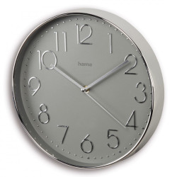 Zegar ścienny 30cm Corsica Srebrno-szary 