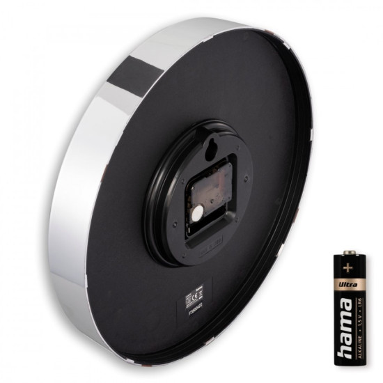 Zegar ścienny 30cm Corsica Srebrno-szary 