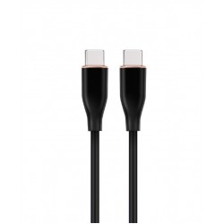 Kabel USB C(M) do USB C(M) 1.5M czarny