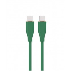 Kabel USB C(M) do USB C(M) 1.5M zielony
