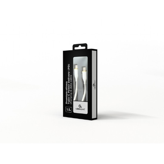 Kabel USB C(M) do USB C(M) 1.5M biały