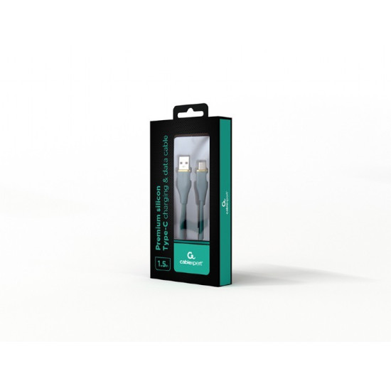 Kabel USB A do USB C 1.5M zielony