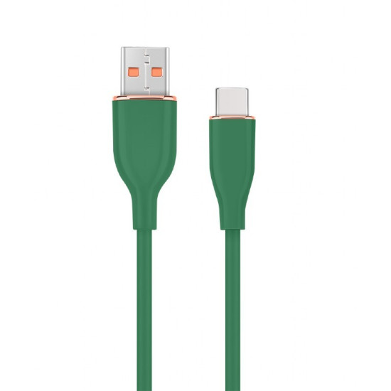 Kabel USB A do USB C 1.5M zielony