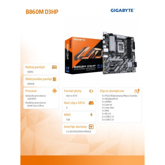 Płyta główna B860M D3HP 