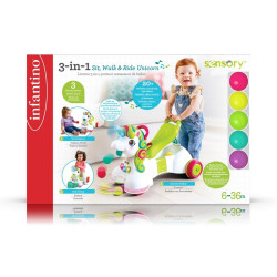 Jeździk, pchacz 3w1 - Jednorożec 