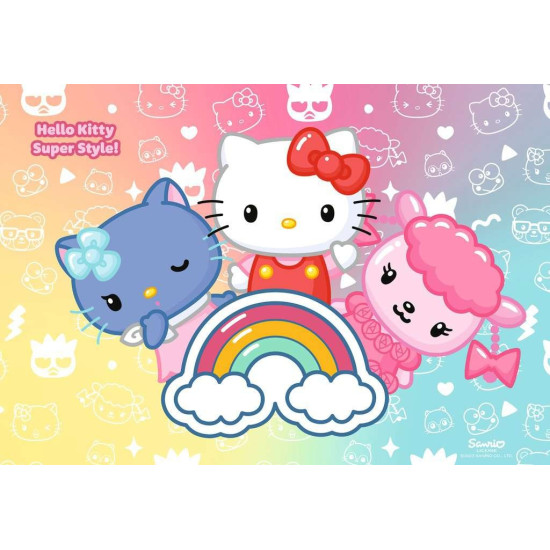 Puzzle 2x24 elementy Hello Kitty