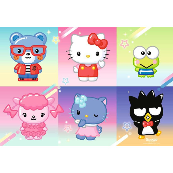 Puzzle 2x24 elementy Hello Kitty