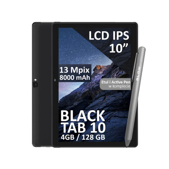 Tablet BlackTAB10 4/128GB 4G LTE 10 cali Czarny