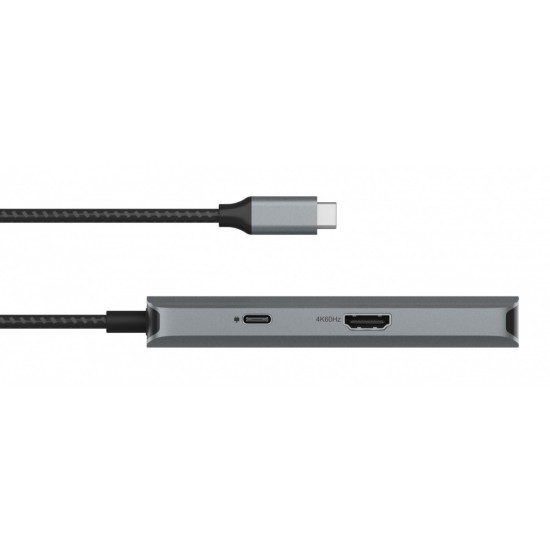 Stacja dokująca IB-DK4022a-CPD 6w1, HDMI,USB,PD 
