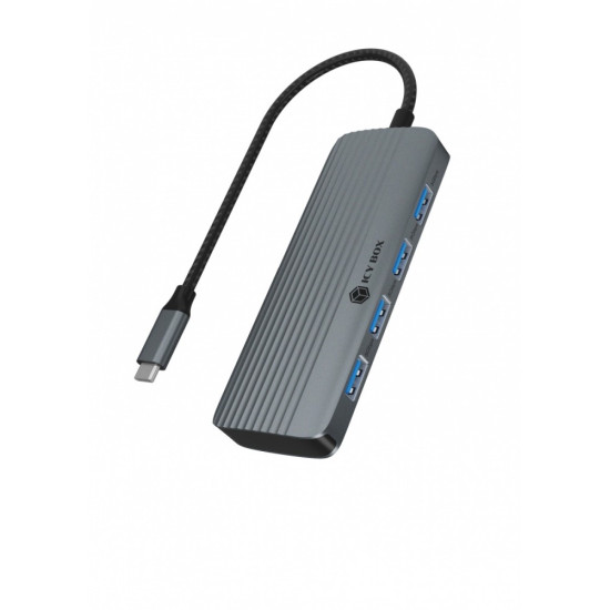 Stacja dokująca IB-DK4022a-CPD 6w1, HDMI,USB,PD 