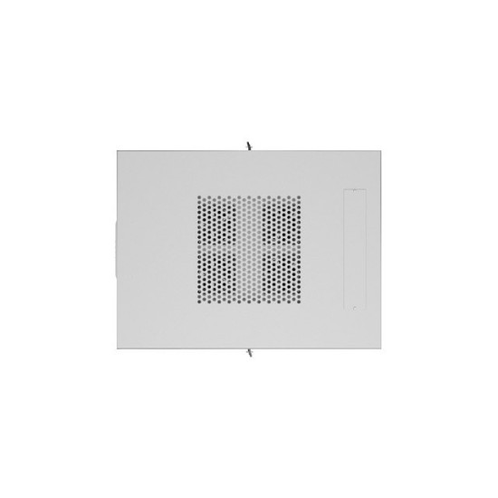 Szafa instalacyjna rack stojąca 19 cali 42U 600x800 drzwi perforowane LCD szara (Flat pack)