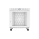 Szafa instalacyjna rack stojąca 19 cali 15U 800x1000 drzwi perforowane LCD szara (Flat pack)