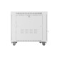 Szafa instalacyjna rack stojąca 19 cali 15U 800x1000 drzwi perforowane LCD szara (Flat pack)
