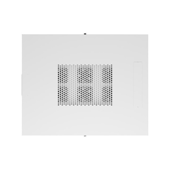 Szafa instalacyjna rack stojąca 19 cali 15U 800x1000 drzwi perforowane LCD szara (Flat pack)