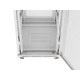 Szafa instalacyjna rack stojąca 19 cali 27U 600x800 drzwi perforowane LCD szara (Flat pack)