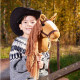 Koń na kiju Hobby Horse HOPPIHORSE A3 Chestnut - brąz, maść kasztanowata