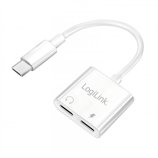 Adapter USB-C do 2x USB -C, PD 60W / audio 