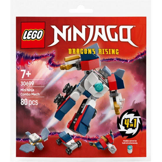Klocki Ninjago 30699 Wielofunkcyjny minimech Ninja 