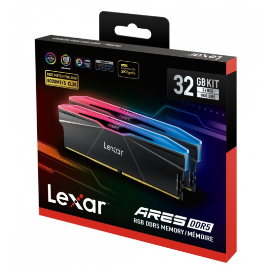 Pamięć DDR5 ARES RGB 32GB(2*16GB)/6000 CL26 czarna