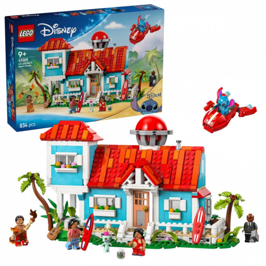 Klocki Disney 43268 Domek na plaży Lilo i Stitcha 