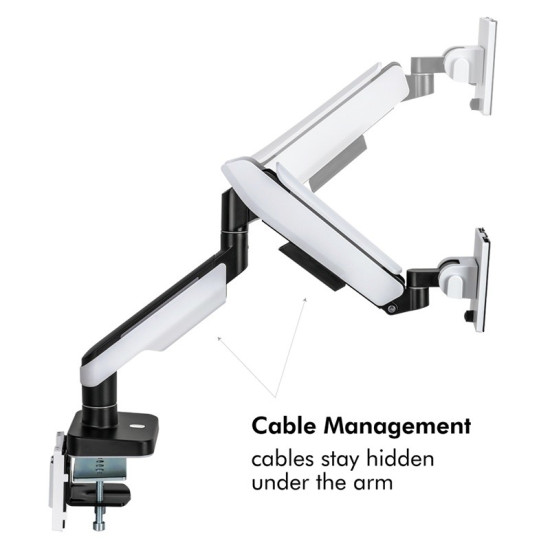 Uchwyt do monitora,VESA 17-49 cali gazowy, max. 20kg 