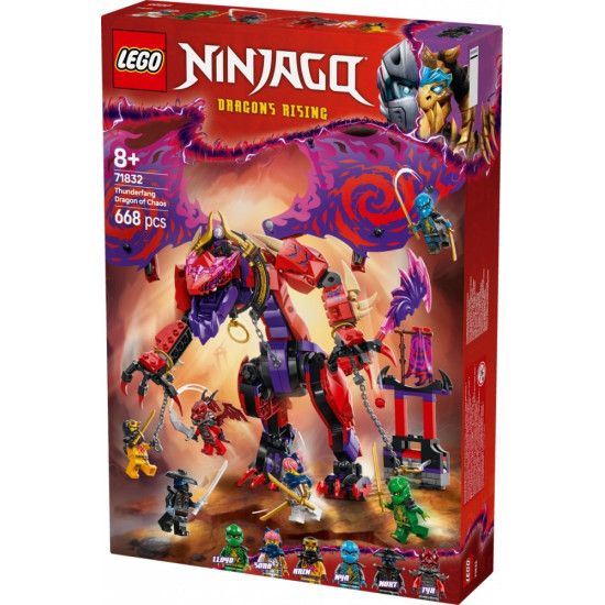 Klocki Ninjago 71832 Smok chaosu Kiełogrzmot 