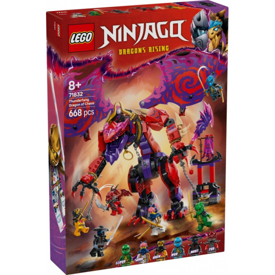 Klocki Ninjago 71832 Smok chaosu Kiełogrzmot 