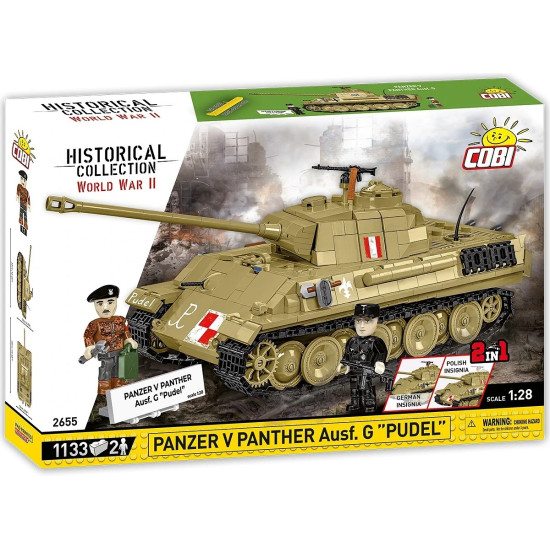 Klocki Panzer V Panther G Pudel 1133 klocków