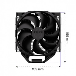 Chłodzenie procesora Fortis 5 Black EY3A013 