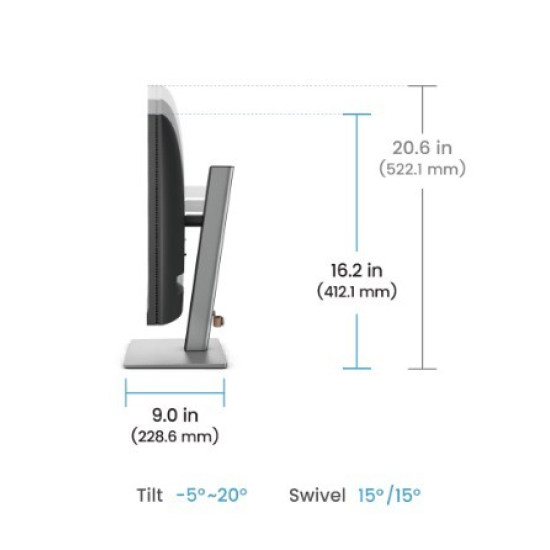 Monitor 24 cale RD240Q WQXGA 5ms/IPS/1200:1/HDMI/DP 